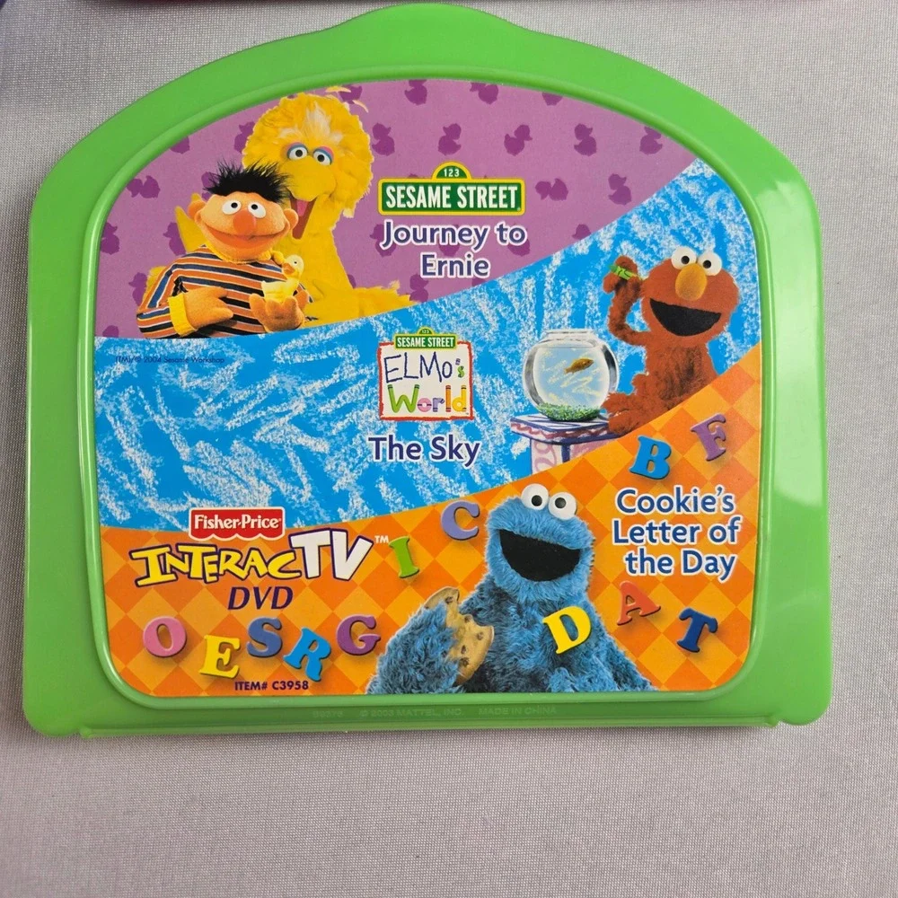 Fisher Price InteracTV Learning System Bundle 6 Games Blue's Clues Dora Barney‎